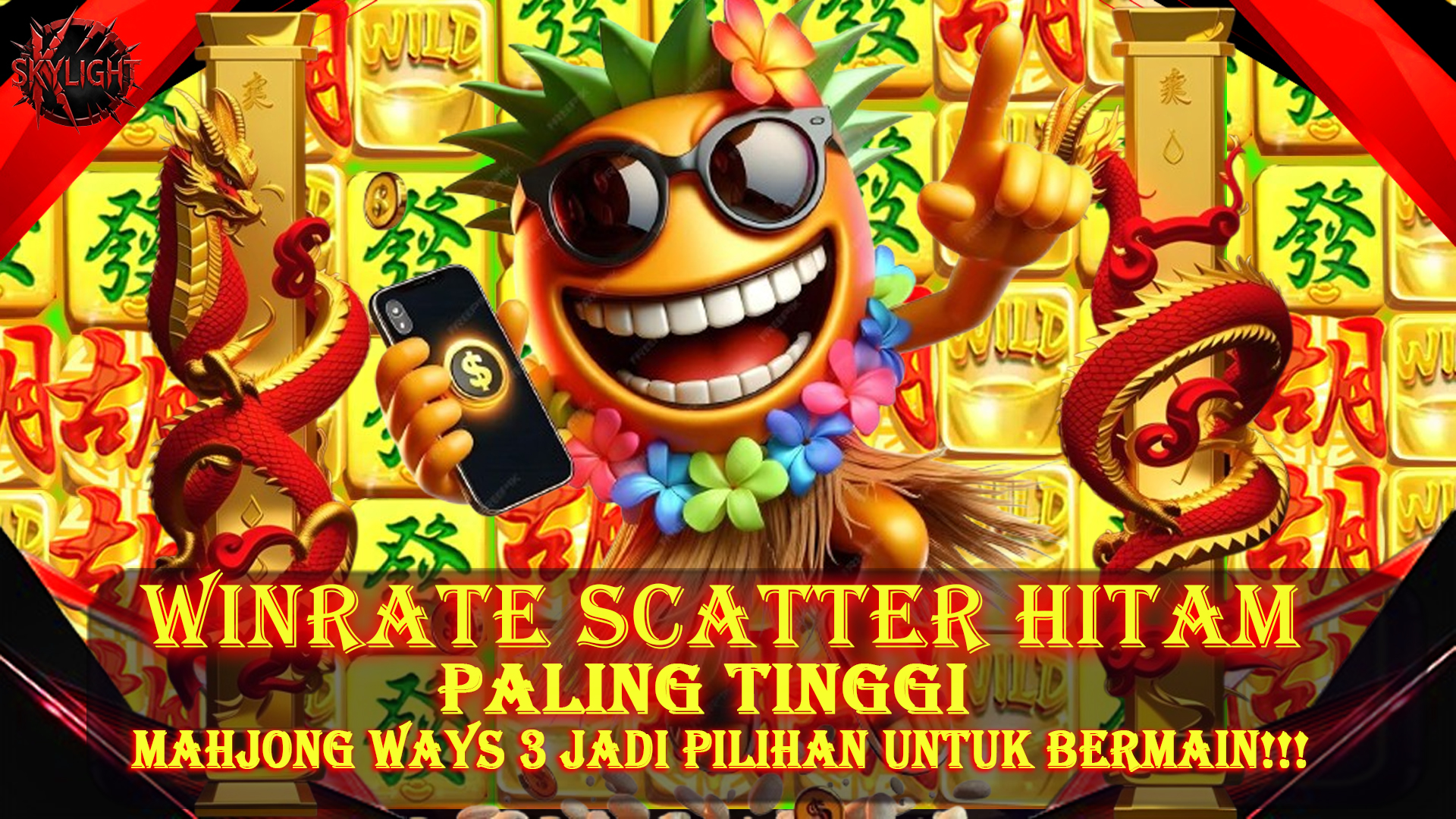 Winrate Scatter Hitam Untuk Muncul Sangat Tinggi, Mahjong Ways 3 Jadi Pilihan Untuk Bermain!!!