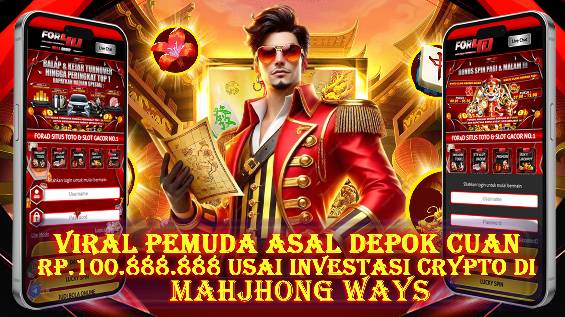 Viral Pemuda asal depok cuan RP.100.888.888 usai investasi crypto di mahjhong ways
