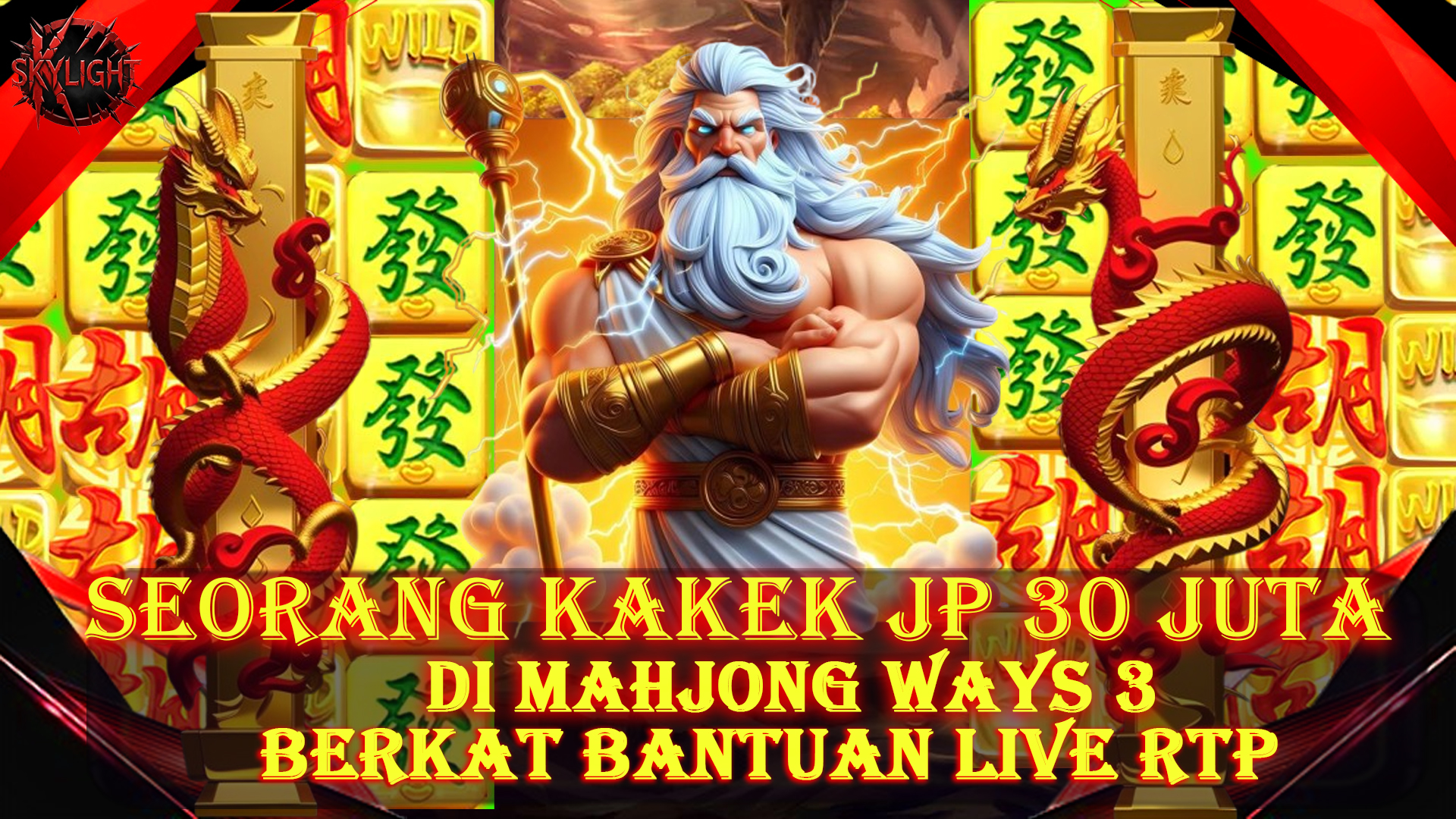 Seorang Kakek JP 30 Juta di Mahjong Ways 3 dengan Bantuan Live RTP