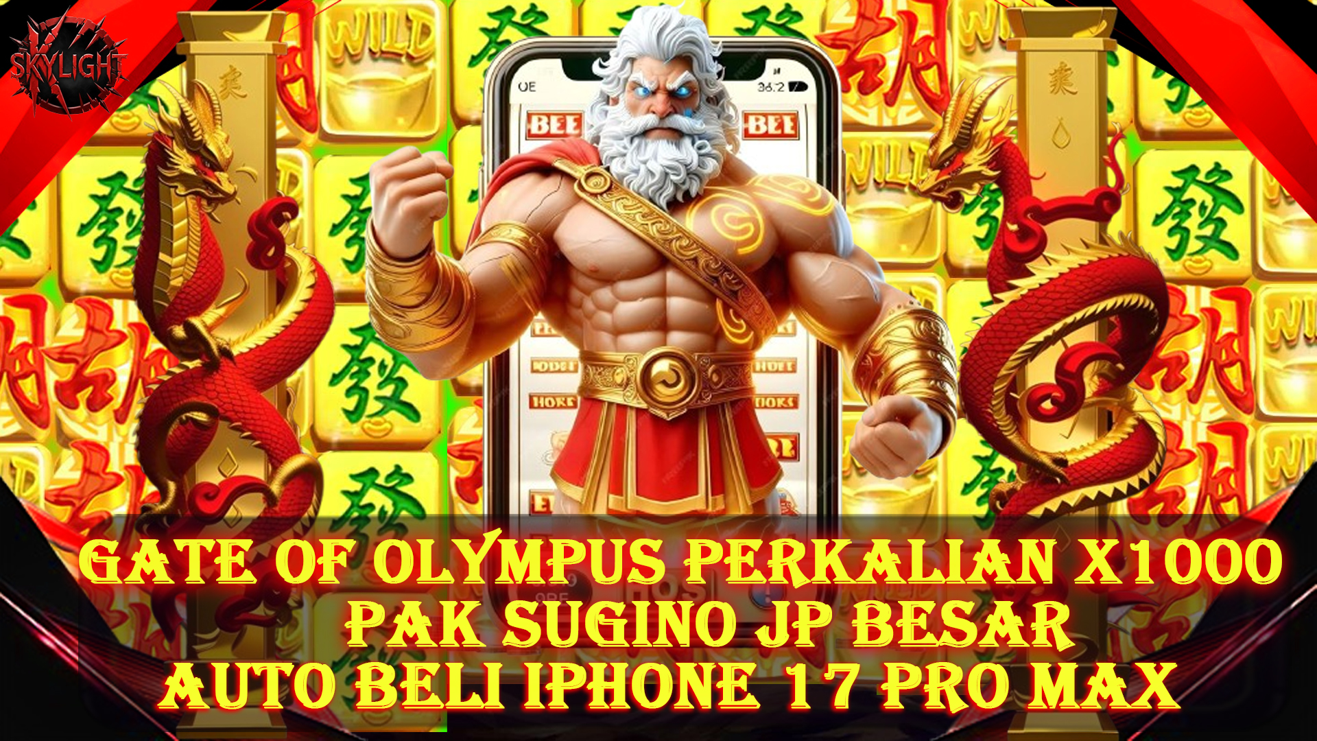 Gate of Olympus Beri Perkalian X1000 ke Pak Sugino, Auto Beli iPhone 17 Pro Max
