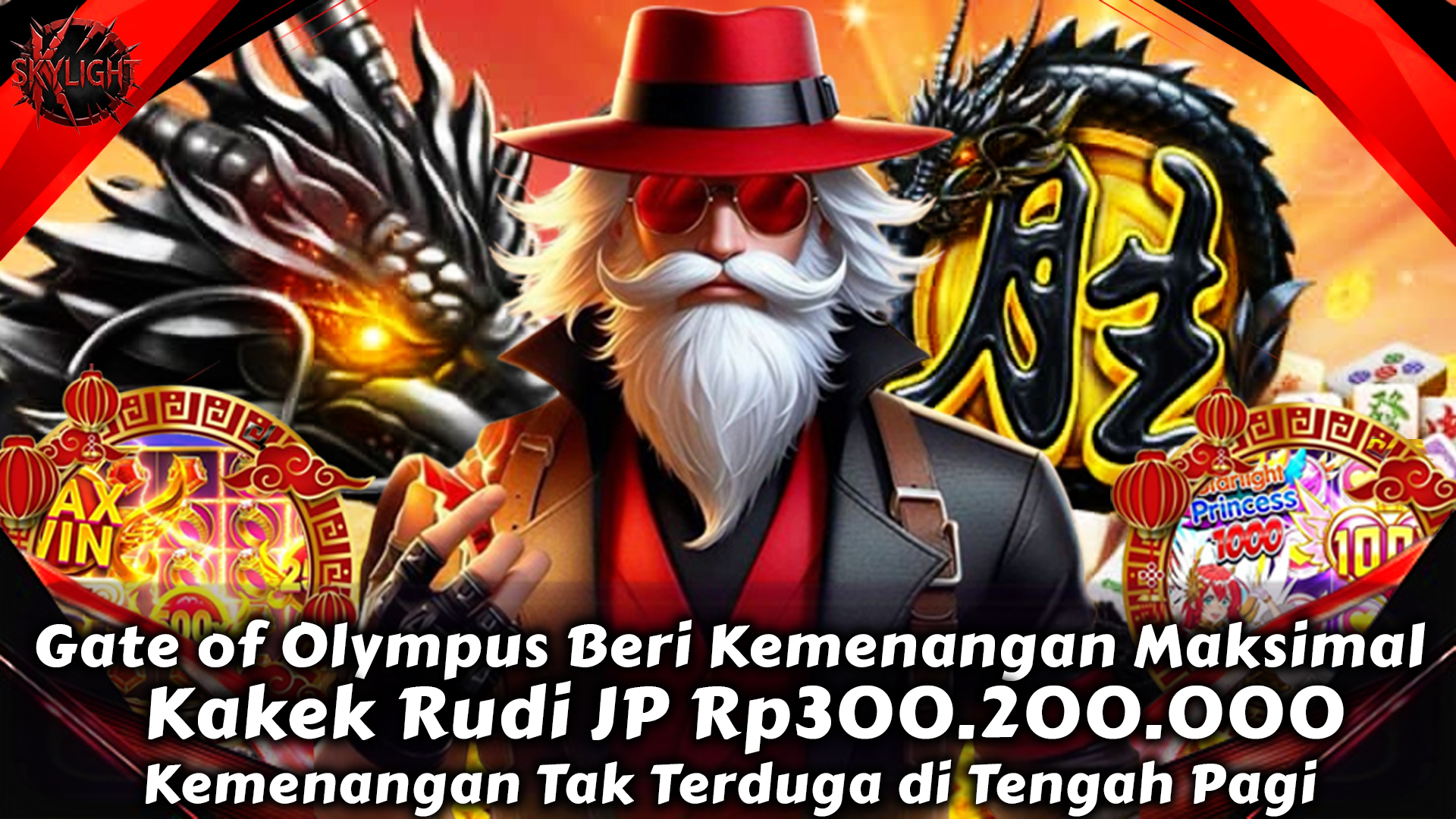 Gate of Olympus Beri Kemenangan Maksimal, Kakek Rudi JP Rp300.200.000 Hari Ini